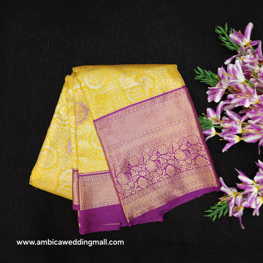 Semi Kanchi Pattu Tissue Sarees