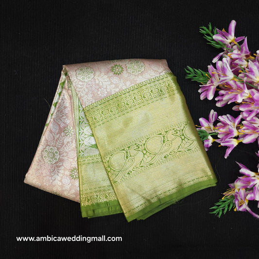 Semi Kanchi Pattu Tissue Sarees