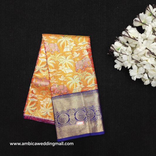 Kanchi Pattu Mix Lehengas [2 to 5 Years]