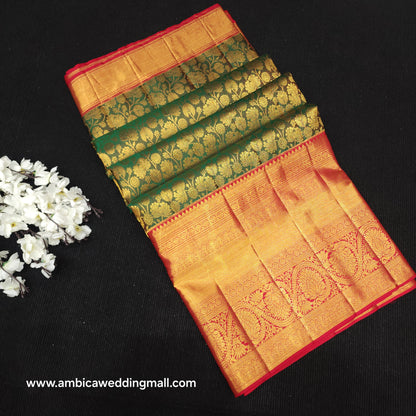 Pure Resham Bridal Kanchi Pattu Handloom Saree