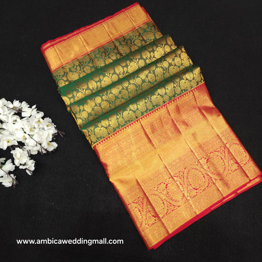 Pure Resham Bridal Kanchi Pattu Handloom Saree