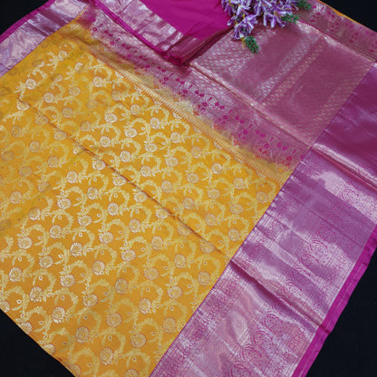 Semi Resham Kanchi Pattu Saree
