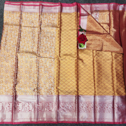 1 Gram Gold Zari mix pattu sarees 😍