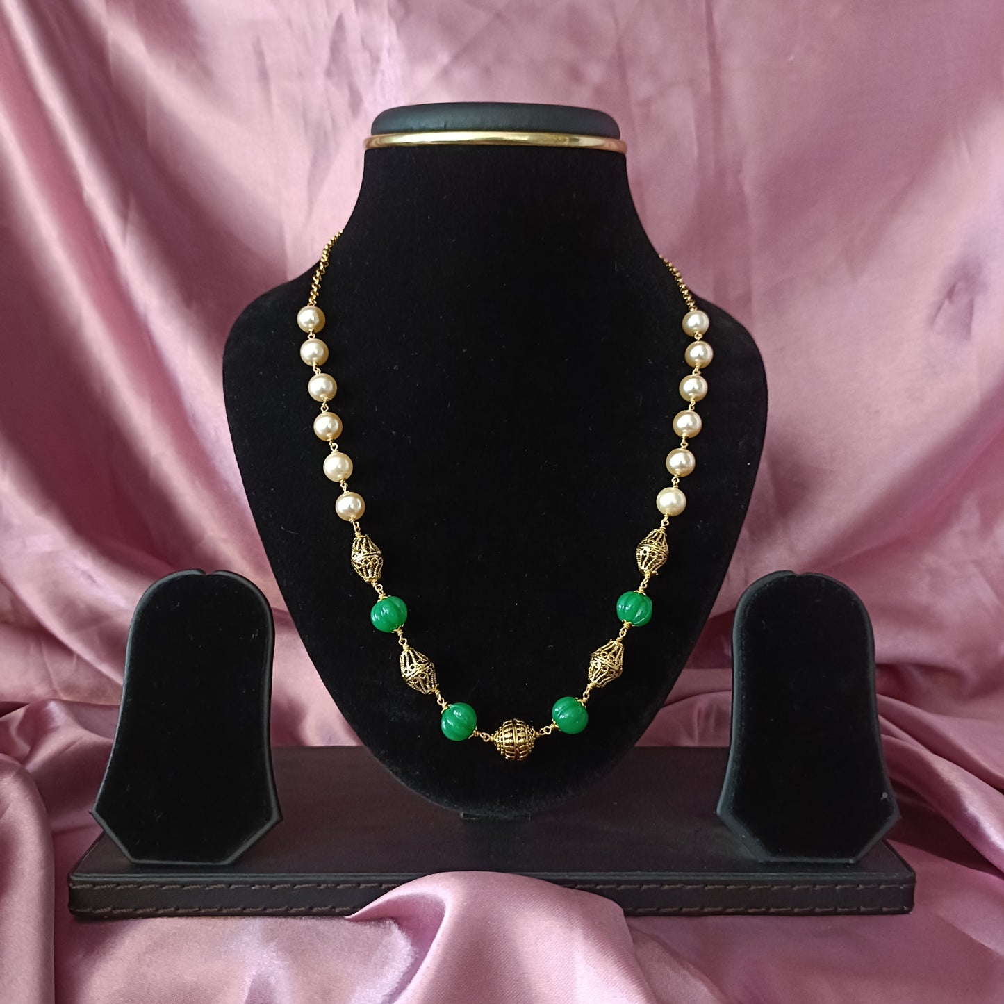 Beautiful Green beaded Necklace