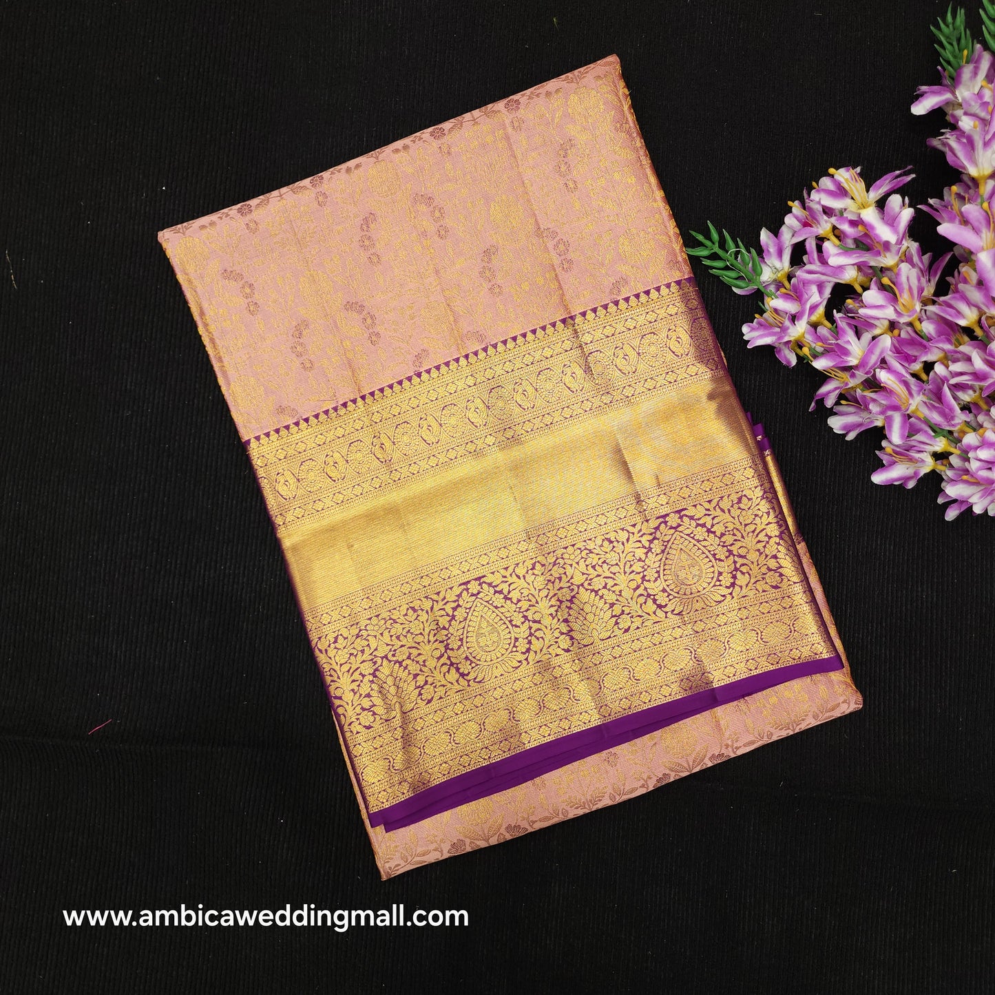 Bridal Resham Pure Handloom Kanchi Sarees