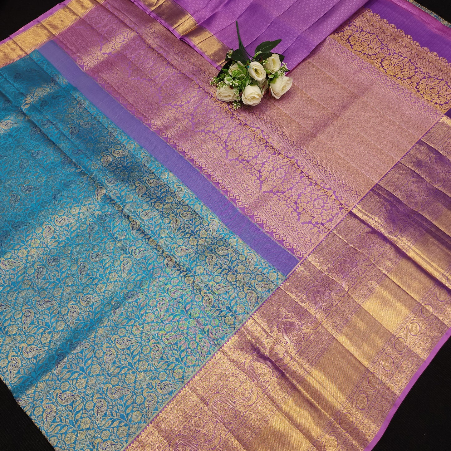 Bridal Resham Pure Handloom Kanchi Sarees
