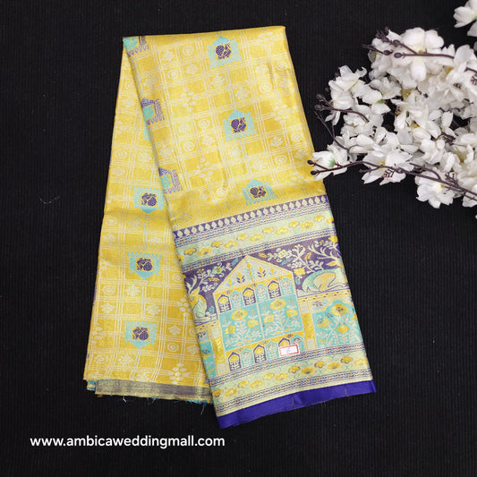 Kanchi Pattu Mix Lehengas [5 To 8 Years ]