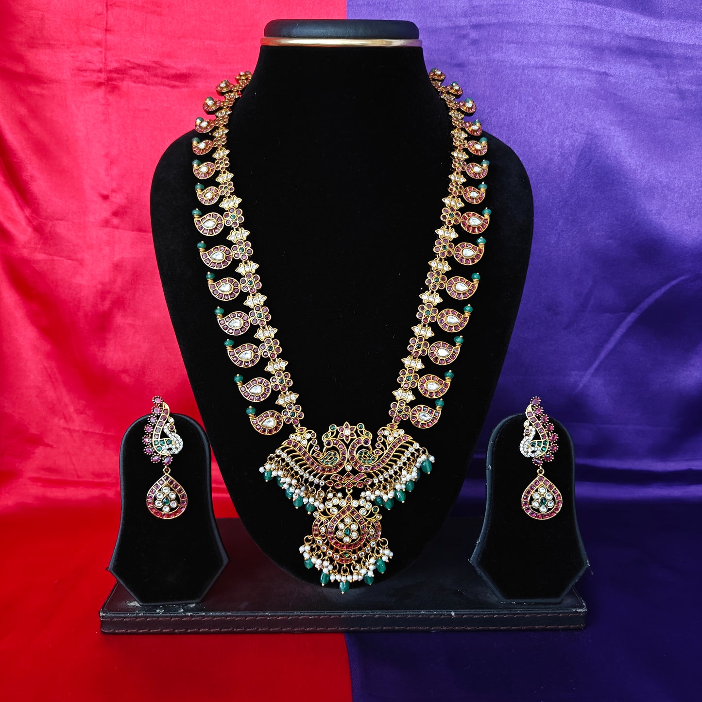 Beautiful Nakshi Long Necklace
