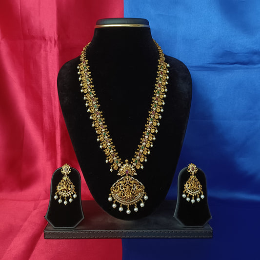 Beautiful Nakshi Long Necklace