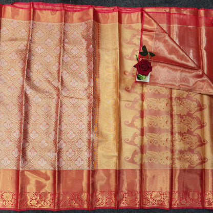 1 Gram Gold Zari mix pattu sarees 😍