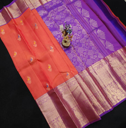 Kanchi Pattu Handloom Butta Saree