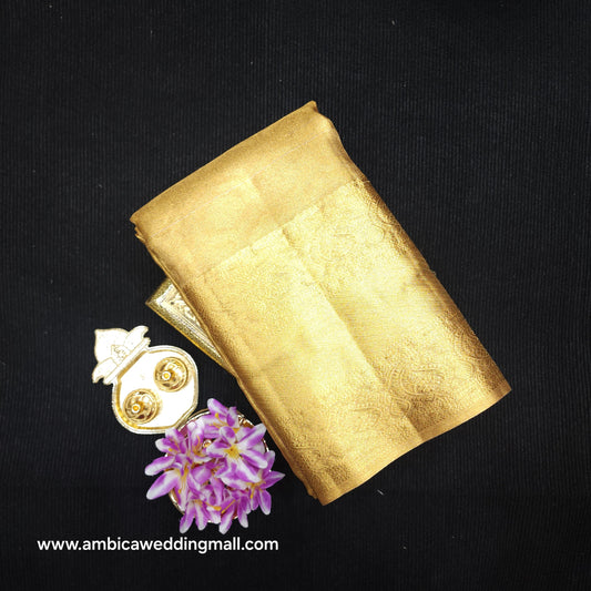 Kanchi Pattu Semi Gold Sarees