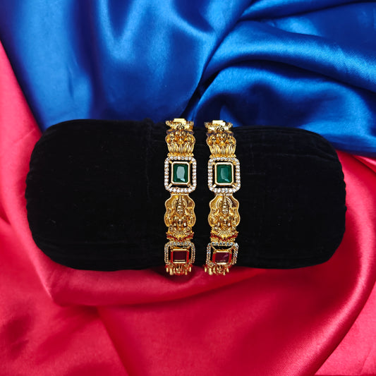 Beautiful Nakshi Bangle With Laxmi Idol - Ambica Wedding Mall