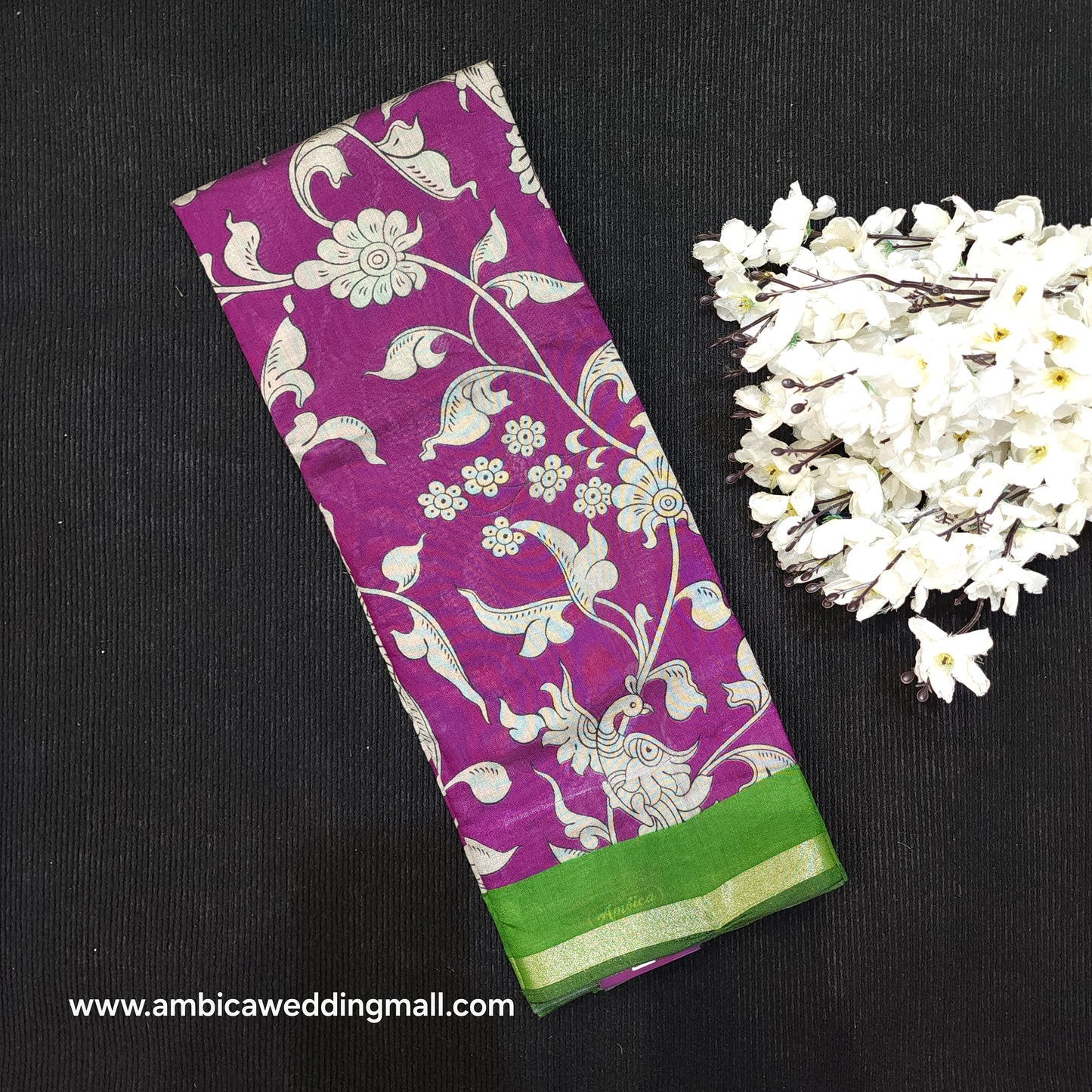 Kalamkari Dola Silk Saree