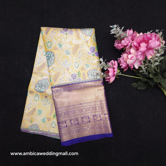 Kanchi Pattu Mix Lehengas [2 to 5 Years]