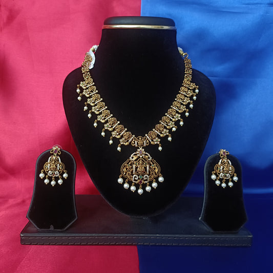 Beautiful Nakshi Short Necklace