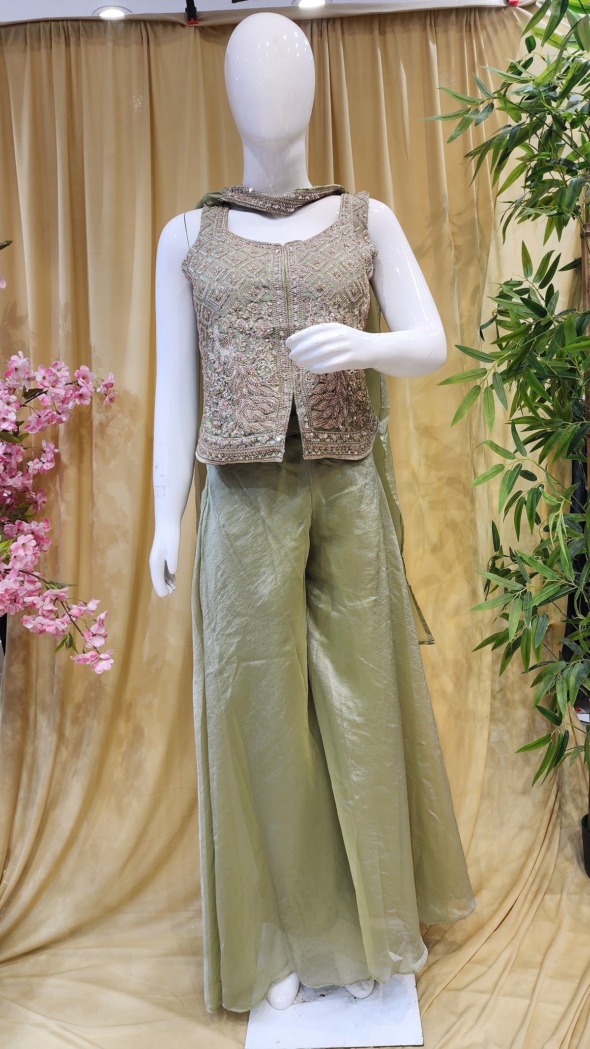 Fancy Sharara Dress [L Size]
