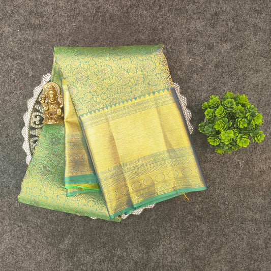 Kanchi Pattu Bridal Pure Zari Saree