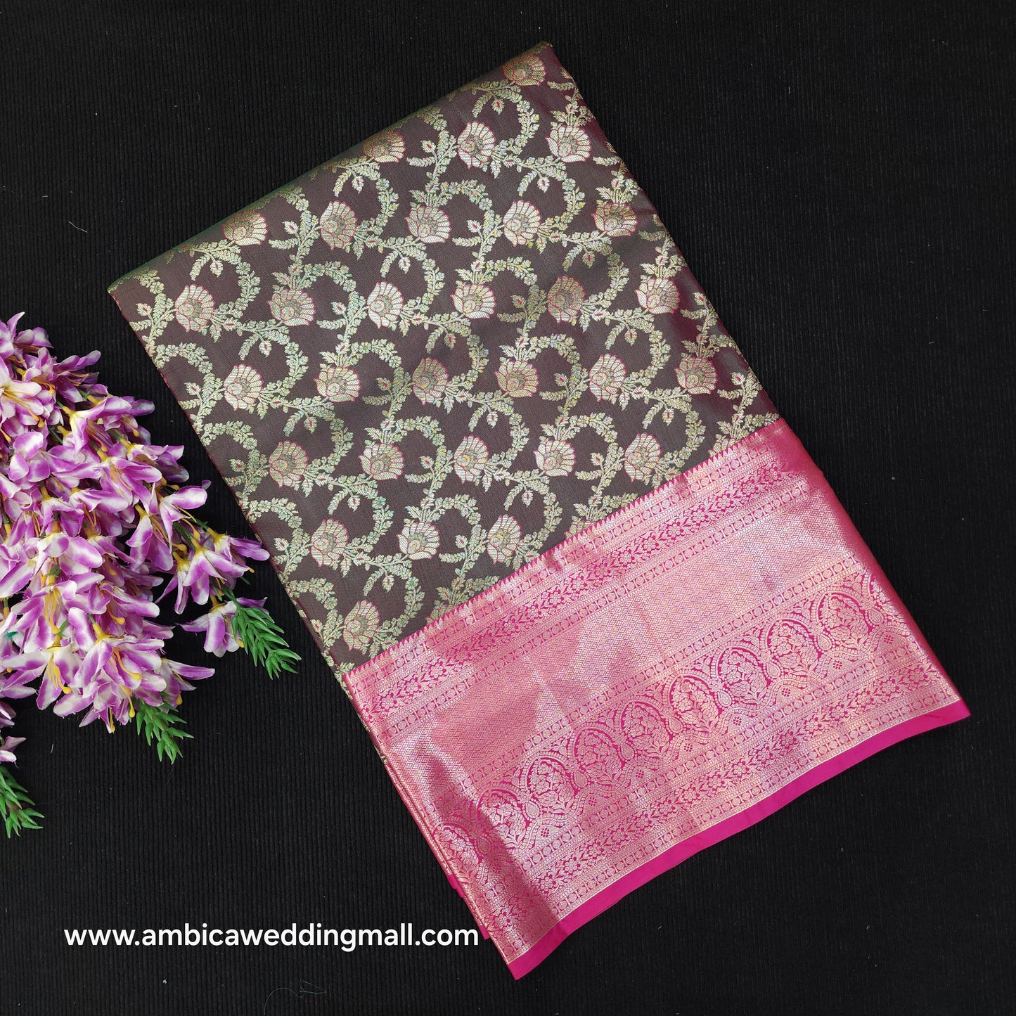 Semi Resham Kanchi Pattu Saree