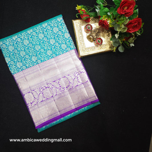 Pure Resham Bridal Kanchi Pattu Handloom Saree