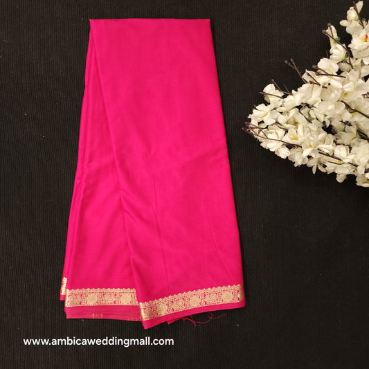 Mysore Silk Crape Saree - MS890