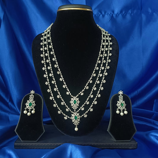 Elegant Layered Haaram - Ambica Wedding Mall