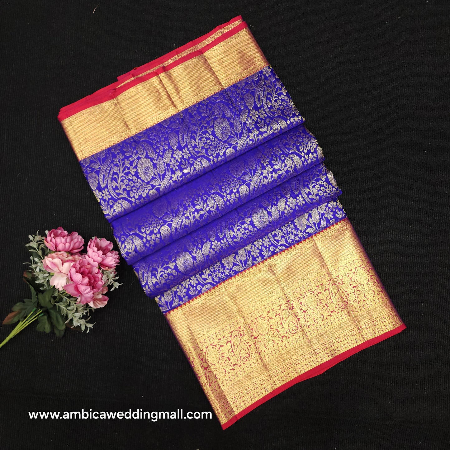 Handloom Pure Resham German Kanchi Pattu Saree