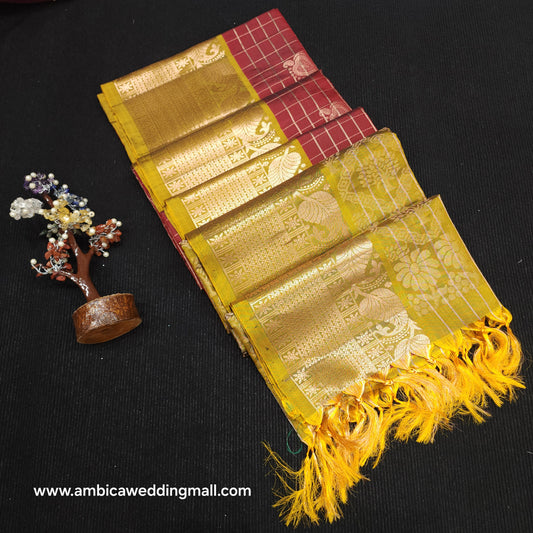 Kanchi Pattu Handloom Butta sarees ✨️