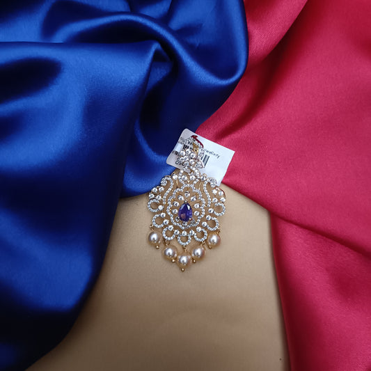 Beautiful GJ Pendent In Lavender Colour Stone