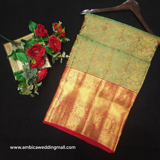 Pure Resham Bridal Kanchi Pattu Handloom Saree
