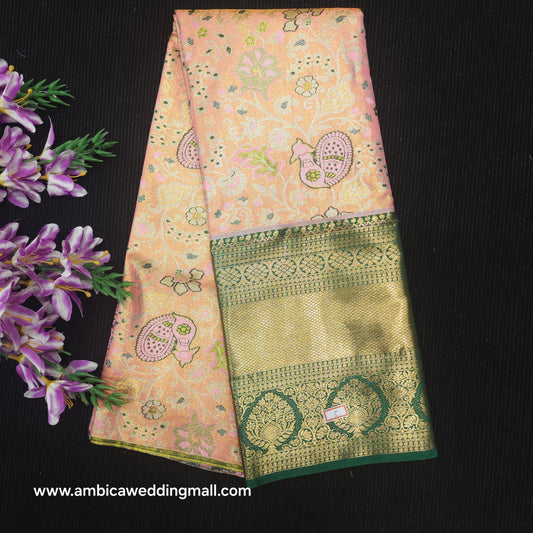 Buy Stunning Kanchi pattu mix Lehenga [5 To 8 Years]