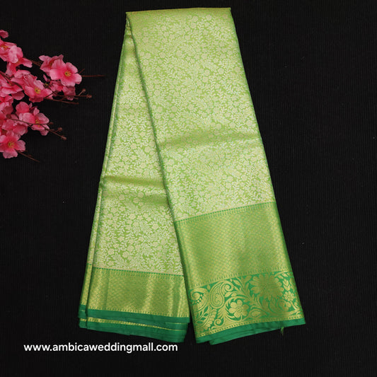✨️Semi Kanchi Pattu One Gram Gold Saree💫