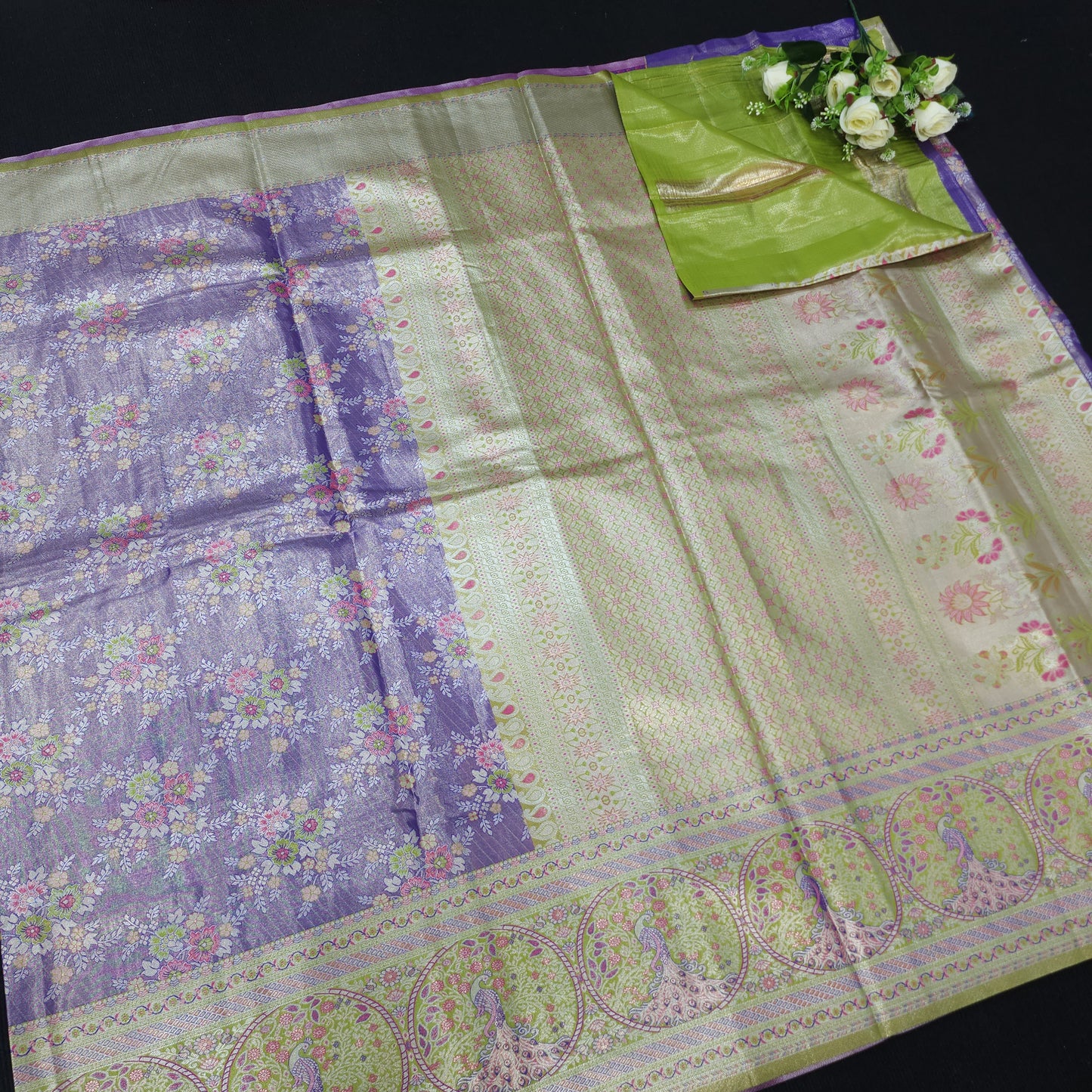 Meenakari Kanchi Pattu Sarees 😍✨️