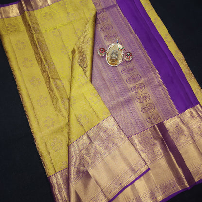 Pure Resham Bridal Kanchi Pattu Handloom Saree