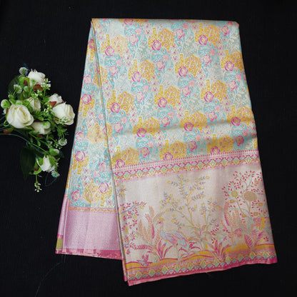 Meenakari Kanchi Pattu Sarees 😍✨️