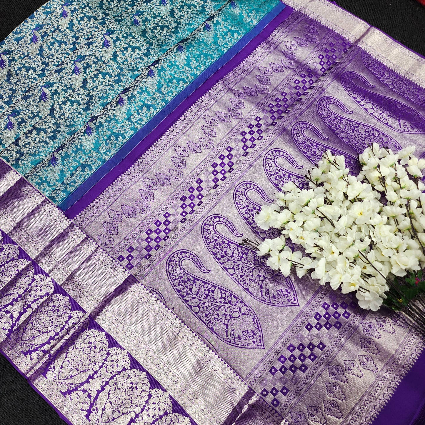 Pure Resham Bridal Kanchi Pattu Handloom Saree
