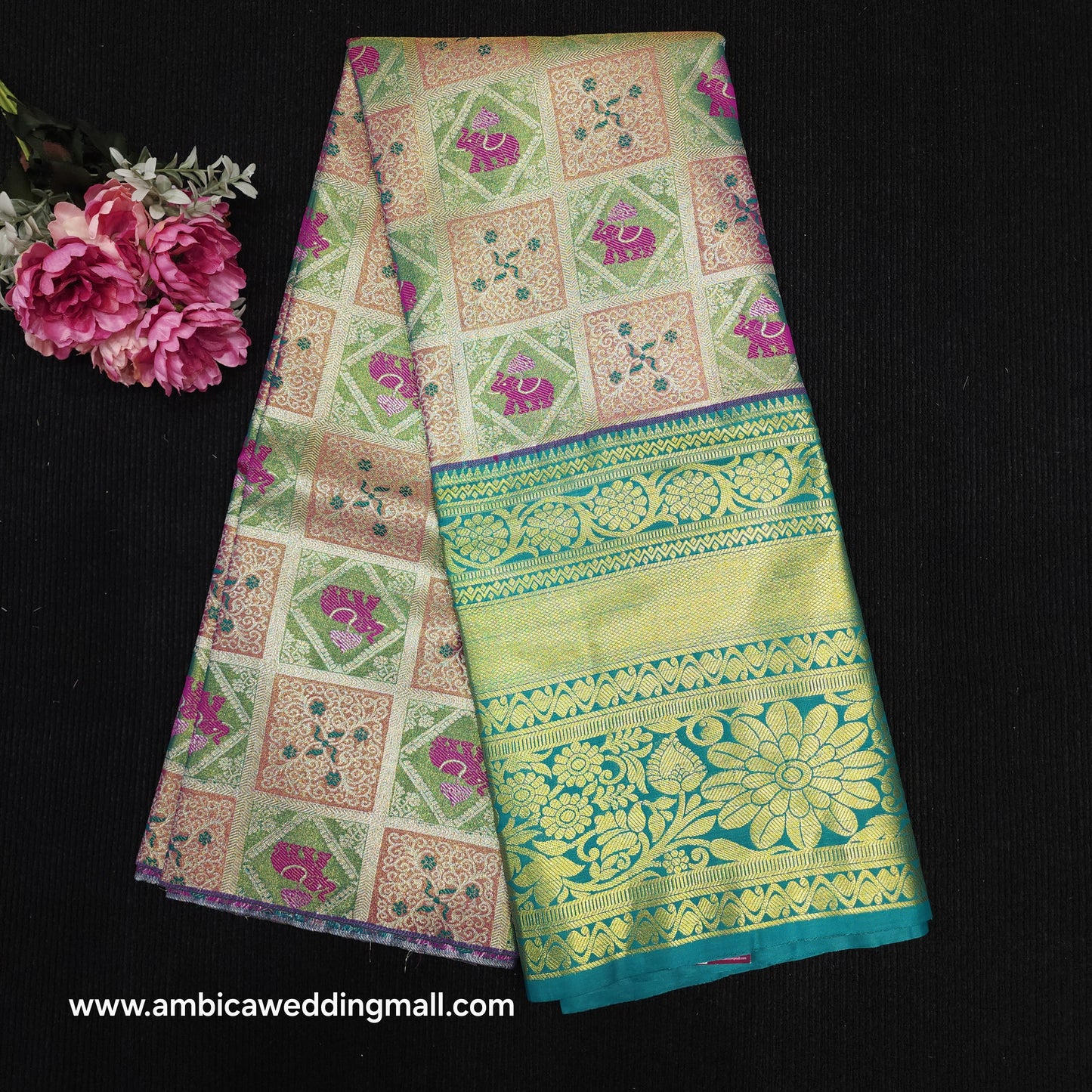 Kanchi Pattu Mix Lehengas [Free Size]