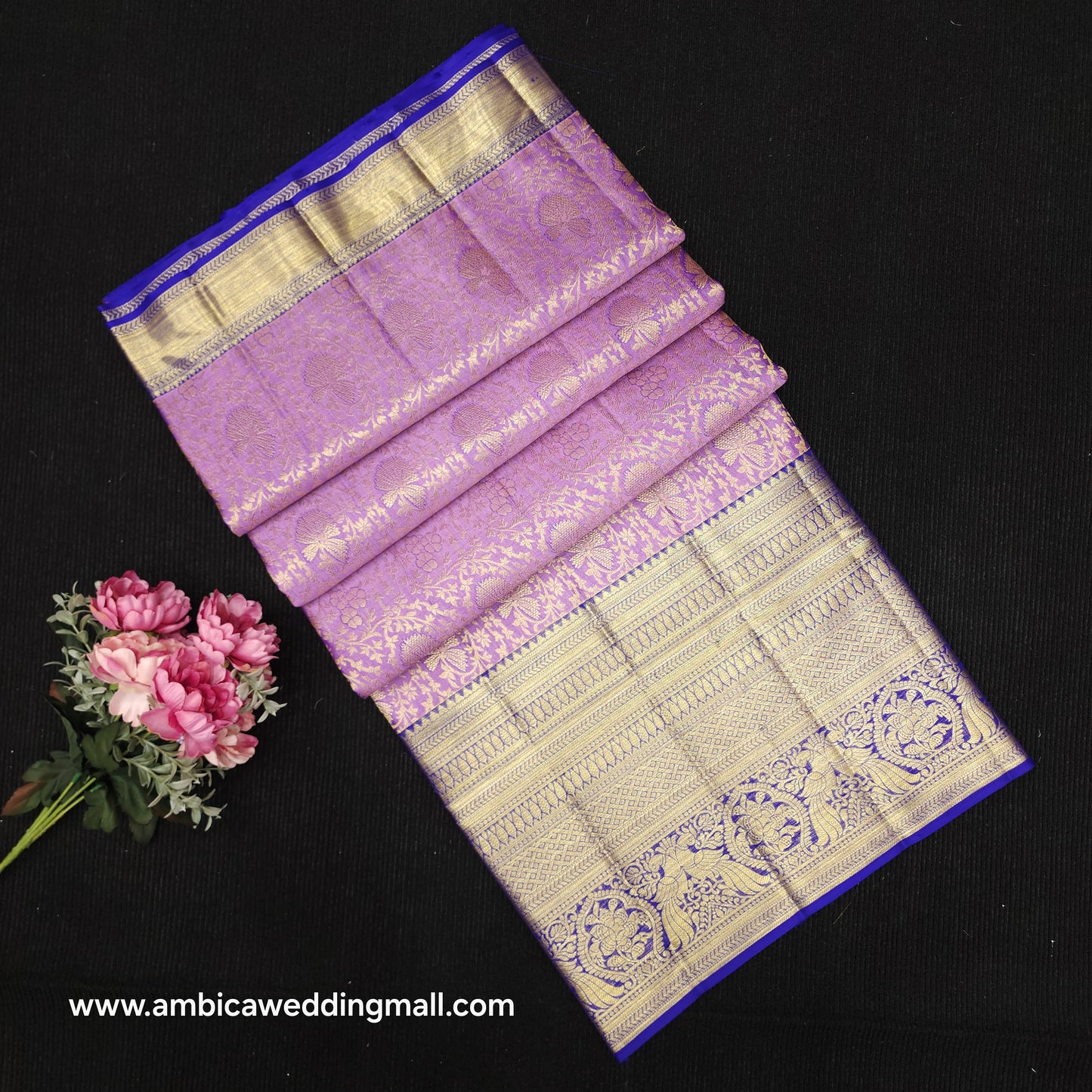 Handloom Pure Resham German Kanchi Pattu Saree