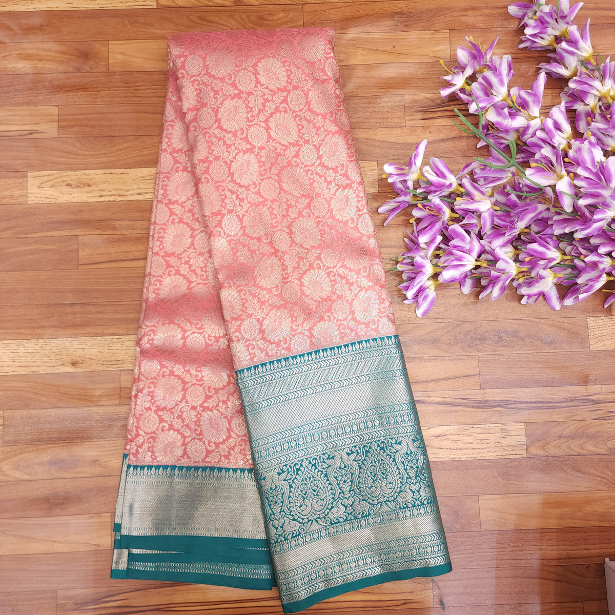 Semi Resham Kanchi Pattu Saree