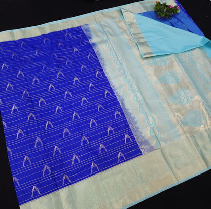 Resham Mix Kanchi Pattu checks Sarees