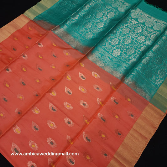 Kanchi Pattu Handloom Butta Saree