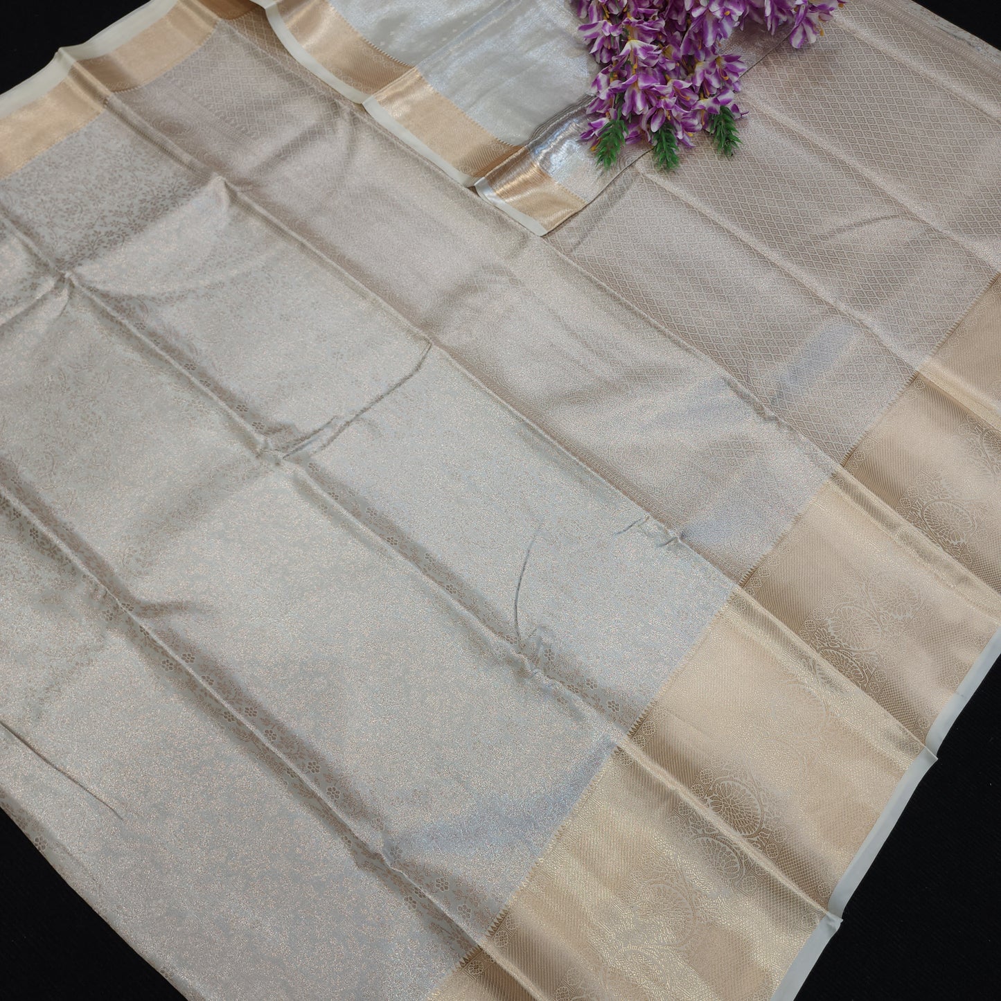 Semi Kanchi Pattu Pastel Saree