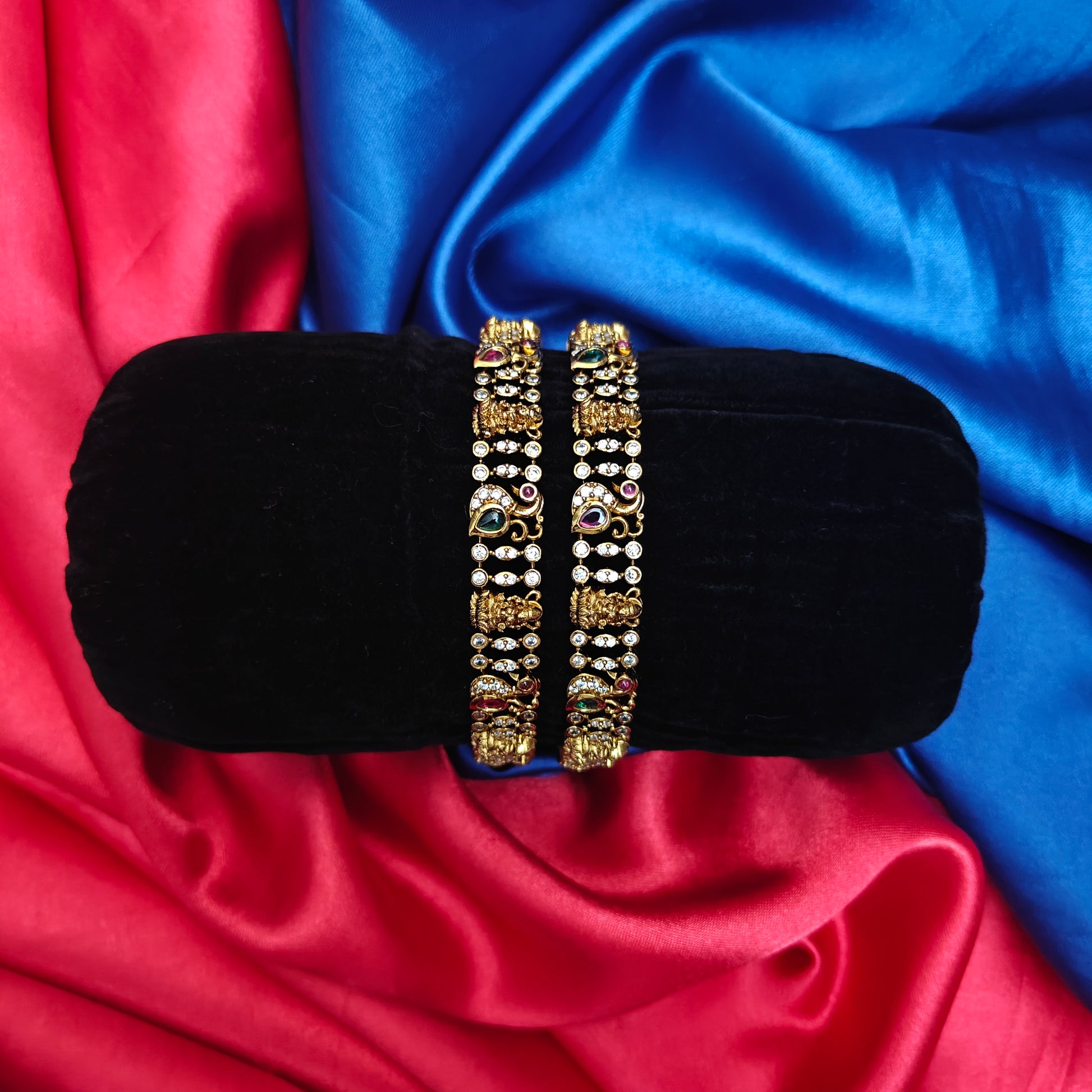 Beautiful Nakshi Bangle With Laxmi Idol - Ambica Wedding Mall