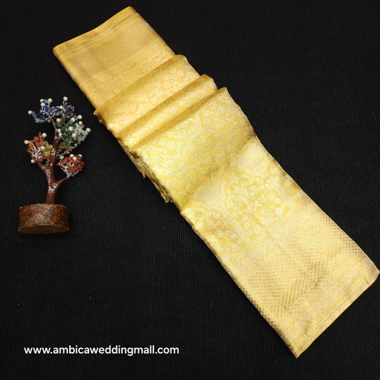 Pure tissue Bridal Kanchi Pattu Handloom Saree