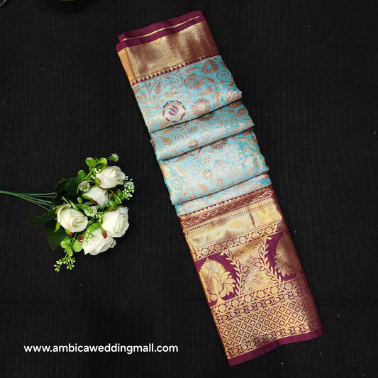Semi Kanchi Pattu Tissue Saree
