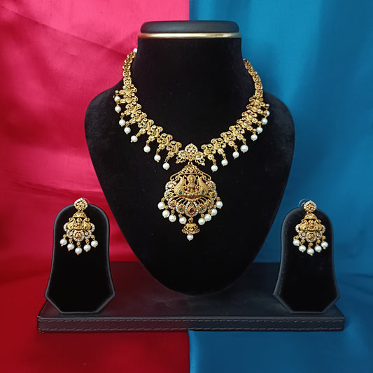 Beautiful Nakshi Short Necklace