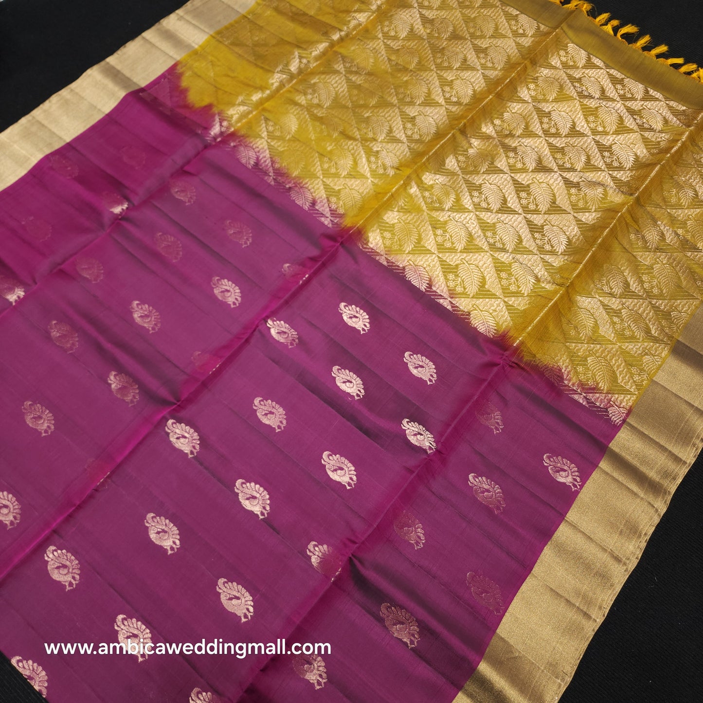 Kanchi Pattu Handloom Butta Saree