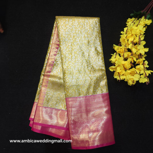 Semi Kanchi Pattu Tissue Sarees
