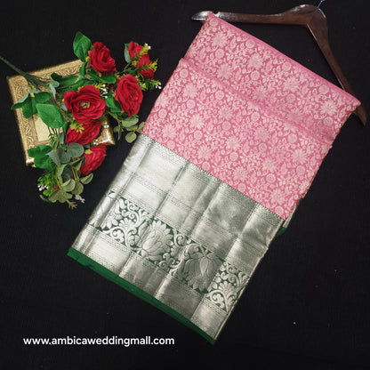 Pure Resham Bridal Kanchi Pattu Handloom Saree