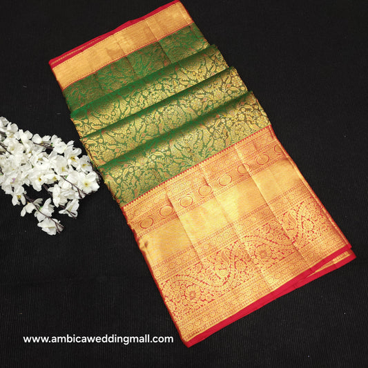 Pure Resham Bridal Kanchi Pattu Handloom Saree